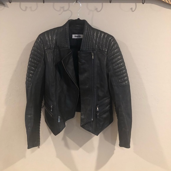 Jackets & Blazers - Leather Moto Jacket